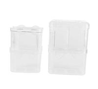YARNOW Coffret Délevage De Poissons Daquarium 2 Boîtes Déclosion Dalevins Couvercle De Base pour Un Élevage en Toute Sécurité