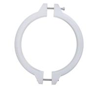 YARNOW Collier de Serrage pour Filtre à Sable avec vis : Collier de Serrage pour Filtre à Sable - Anneau de retenue pour à pour Piscine enterrée ou Hors Sol, Blanc, diamètre intérieur