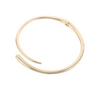 YARNOW Collier Ras-du-cou Manchette Ouvert Métal Lisse Ajustable Femme Style Punk Fête Mariage Géométrique Élégant Printemps