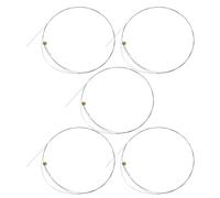YARNOW Cordes de guitare en acier de rechange (5 pièces) : cordes de si bémol (B-2nd), compatibles avec guitare acoustique et électrique - Son pour enregistrement et sessions créatives