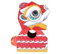 YARNOW Costume DIY Danse du Dragon en carton portable pour enfants, en carton lumineux pour stimuler la créativité et la coordination œil-main