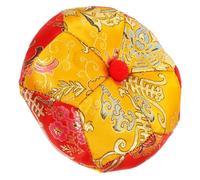YARNOW Coussin Brodé pour Bol Chantant Bouddhiste Tapis de Protection Antidérapant Durable pour et Rituels Spirituels Cadeau Pratique pour Amateurs de Bouddhisme