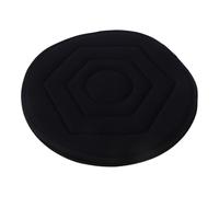 YARNOW Coussin de Siège Pivotant pour Voiture 360° Rond 38 Cm Bleu Double Motif, Mousse Haute Élasticité Base Antidérapante, Confortable et Portable pour Femmes Enceintes et Personnes