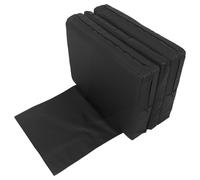 YARNOW Coussin Rehausseur pour Fauteuil de Coiffeur Enfant en Cuir PU Noir avec Absorption de Chocs et Design Trois Couches Amovibles pour Coupes de Cheveux