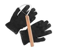 YARNOW Couteau À Découper La Viande En Cuir Outils De Parage Du Cuir Outil De Brunissage Du À Main Pour Parer Le Grattoir À Écharner s À Écharner Matériau Du Manche