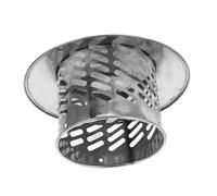 YARNOW Couvercle de Cheminée Acier Inoxydable Pluie pour Fumisterie Capuchon Élégant pour Protection de Tuyaux Installation Facile et Durable