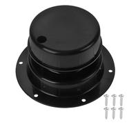YARNOW Couvercle de Ventilation pour Toit de Camping-Car Noir avec Kit de Vis Installation Facile et Compatible RV Bateaux et Remorques
