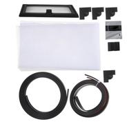 YARNOW Couvercle Magnétique pour Aquarium Fenêtre d'alimentation, en PVC et Caoutchouc, Résistant et Anti-évasion, pour Petits Poissons Bureaux et Espaces Publics