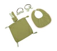 YARNOW Couverture de Sécurité Bavoir Coton Couches et Accessoires Cheveux Doux pour Garçon Fille Fille Ensemble Complet pour Naissance et Photographie