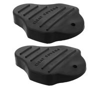 YARNOW Couvre-Cales de Chaussures de Vélo Noir en TPE, Compatible Pédales de Vélo, Facile à Installer, pour Aventures en Montagne et Déplacements en Ville, Lot de 2 Pièces