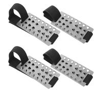 YARNOW Crampons pour Chaussures de Randonnée Hiver 26 Dents en Acier Inoxydable Antidérapants Réglables, Semelles de Traction pour Marche sur Glace, Pack 2 Paires pour Trekking