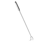 YARNOW Crochet à Porc Robuste en Acier Inoxydable 50 CM Poignée Ergonomique Résistante à la Chaleur Accessoire Pratique pour Barbecue et Camping Outil Multifonction pour Saisir et