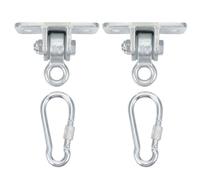 YARNOW Crochet de Balançoire Fixation Sécurisée et Boucle Suspendre, Kit pour Hamac et Siège Suspendu, Conçu pour Balançoires Extérieures et Intérieures, Installation Simple