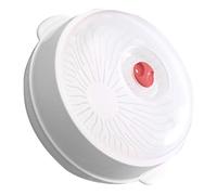 YARNOW Cuiseur Vapeur Micro-ondes en Plastique Blanc Poignées, Trous de Ventilation et Isolation Thermique, pour Cuire la Vapeur Pains et Brioches en Toute Simplicité