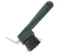 YARNOW Cure-Pieds pour Chevaux Brosse Intégrée Outil de Toilettage Robuste en Fer et Plastique Poignée Ergonomique Nettoyage des Sabots Accessoire Indispensable Couleur Aléatoire