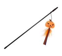 YARNOW De Jeu pour Chats à Thème Halloween Jouet à Teaser Amusant Et Portable avec Design De Citrouille pour Éveiller Attention De Votre Félin