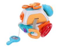 YARNOW De Planche Occupé Bébés Éducatif Sensoriel Enfant en Bas Âge pour Enfants Cube Tableau Occupé Jouets Offre Éducative Précoce d'apprentissage pour Bébé Coloré Plastique