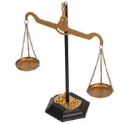 YARNOW Décoration de Balance en Métal Fer Élégante et Fonctionnelle pour Centre de Table, Style Simple et Moderne, pour Bureaux D'avocats