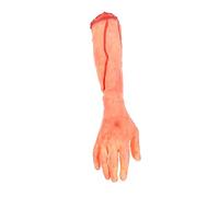 YARNOW Décoration Halloween Main Simulée Vinyle Réaliste Accessoire Effrayant pour Main Cassée Sanglante pour Fête Dhorreur et Décoration Extérieure