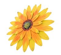 YARNOW Décoration Murale Tournesol Métal Sculpture Fer Rétro Fleur Suspendue Résistante Anti Jardin Balcon Intérieur Extérieur