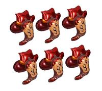 YARNOW Décorations de Fête Western Cowgirl avec Ballons Chapeau Cowboy et Aluminium Résistants et Réalistes pour Anniversaire Thème Intérieur et Extérieur