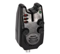 YARNOW Détecteur de Touche de Pêche Électronique Noir sans Batterie Alarme Sonore et Lumineuse Compacte Carpe Accessoire Léger et Solide Adapté en Plein Air