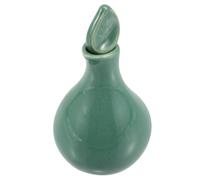 YARNOW Diffuseur d'Huiles Essentielles en Céramique Émaillée 50 Ml, Flacon Hermétique Vert Profond pour Aromathérapie, pour Salons de Massage Thaïlandais et Spa