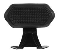 YARNOW Dossier de Moto Arrière Passager en Acier Inoxydable et Polypropylène Noir Coussin Siège Arrière Amovible Compatible Scooter Accessoire Confortable pour Trottinette et Moto