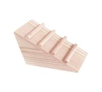 YARNOW Échelle Décorative Accessoire Sécurisé pour Hamster et Petits Animaux en Bois pour Activité Physique et Jeu, Couleur Kaki Adaptée la Maison de Hamster