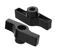 YARNOW Écrou Conception Gain de Place en Alliage D'aluminium Moulé 2 Pièces Noir Ajustement Fluide pour Matériel D'éclairage de Scène pour Équipements D'éclairage Suspendus