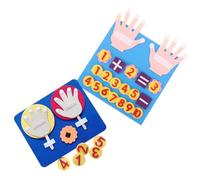 YARNOW Éducatif Mathématique en Feutre pour Garçon et Filles Kit DIY D’Activités D’Éveil Chiffres et Calculs Matériel de Manipulation pour Apprentissage Précoce et Développement