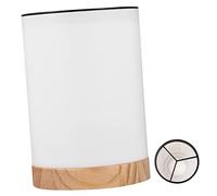 YARNOW Égouttoir à Couverts Porte-Ustensiles Cuisine Porte-Baguettes Compact Porte-Cuillère de Bureau Support de Rangement pour Baguettes et Cuillères Noir PP pour Comptoir Ménage Blanc