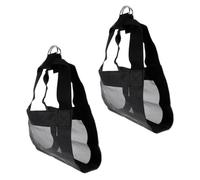 YARNOW Élingue de Pesée de Levage pour Petits Animaux 2pcs en Nylon Noir Facile à Installer en Toute Sécurité pour Peser Chiens et Chiots