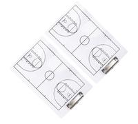 YARNOW Ensemble 2 Planches de Basketball Effaçables pour Entraînement Surface Robuste et Système d'Accroche pour Analyses de Jeu en Équipe