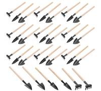 YARNOW Ensemble de 10 Mini Outils de Jardinage à Main en Acier Robuste Kit Portable 3 Pièces Petit Râteau Pelle Truelle pour Bonsaïs Plantes Succulentes et Entretien Intérieur