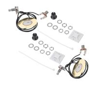 YARNOW Ensemble de 2 Transducteurs Piezo 50mm pour Guitare Électroacoustique Transmission Stable et Reproduction Sonore Précise pour Enregistrements et Concerts