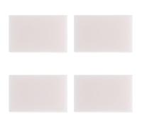 YARNOW Ensemble de 4 Blocs de Caoutchouc TPR à Sculpter, Facile à Utiliser Graver, Design Simple et Couleur Blanche, pour Loisirs Créatifs et Scrapbooking