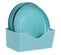 YARNOW Ensemble De 8 Pièces Soulager la Fatigue du Bol pour Chat Assiette pour Chat Assiette Alimentation Chat Plats de Chat pour la Nourriture Assiette de Nourriture pour Chatons PP