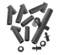 YARNOW Ensemble de 9 Connecteurs en Plastique Résistant pour Cadre de Cerf-Volant Accessoires de Montage Polyvalents Articulations Droites Inclinées T Kit Réparation Extérieur pour