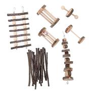 YARNOW Ensemble De Jouets À Mâcher - 7 Pièces - Soins pour Lapins - Jouets pour Chinchillas Souris Et Rats - Comportement De Morsure