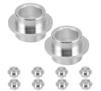 YARNOW Entretoises en Aluminium pour Roulements de Roues de Skate 30 Pièces, Kit D’entretoises D’essieu pour Patins à Roulettes, Scooters et Skateboards, Accessoire de