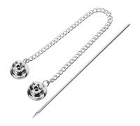 YARNOW Épinglette Col Métal avec Chaîne pour Hommes Broche Décorative pour Chemise Cravate et Col Accessoire Chic et Sécurisé pour Tenues Formelles