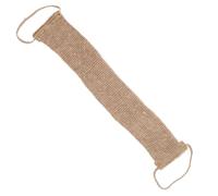 YARNOW Éponge Exfoliante Dos en Jute avec Poignées Ergonomiques 60 X 11 Cm, Gommage Corporel Naturel pour Hommes et Femmes, Lave-dos Exfoliant Doux pour Peau Lisse et Tonique