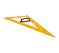 YARNOW Équerre Triangulaire Magnétique 40 CM Jaune 45°-60° Règle en Plastique Résistant pour Salle de Classe, Utilisation Tableau Magnétique et Dessin