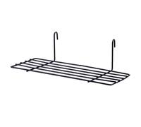 YARNOW Étagère de Rangement en Fil Métallique Noire pour Mur, Maison | Paniers à Empiler, Fer, S’assemble Dessous ou Dessus, Salon et Armoires de Salle de Bain