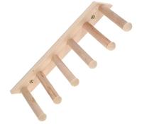 YARNOW Étagère Murale pour Escalade et Repos Khaki pour Chat en Bois 6 Marches Perchoir Mural Antidérapantes Sécurisées Intérieur des Chats