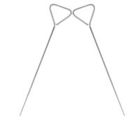 YARNOW Étaleur Triangulaire en Acier Inoxydable Argenté pour Culture Cellulaire, 2pcs, Application Uniforme et Finition Lisse, pour Expériences en Laboratoire