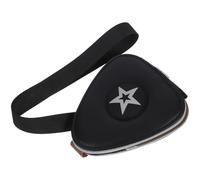 YARNOW Étui à Médiators en Cuir Noir Léger Lanière, Porte-médiator Multi-Usage pour 24 Médiators de Guitare, Accessoire Amateurs de Guitare