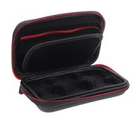 YARNOW Étui Antichoc en Toile Noir pour Micro sans Fil, Boîtier Portable Léger Compartiments Internes, Sacoche Pratique pour Accessoires Audio en Déplacement