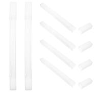 YARNOW Étui de Rangement Portable pour 6 Brochettes de Barbecue Transparent, Tube Étanche Fin 36 Cm, Organiseur Léger pour Camping, Pique-niques Cuisine en Plein Air